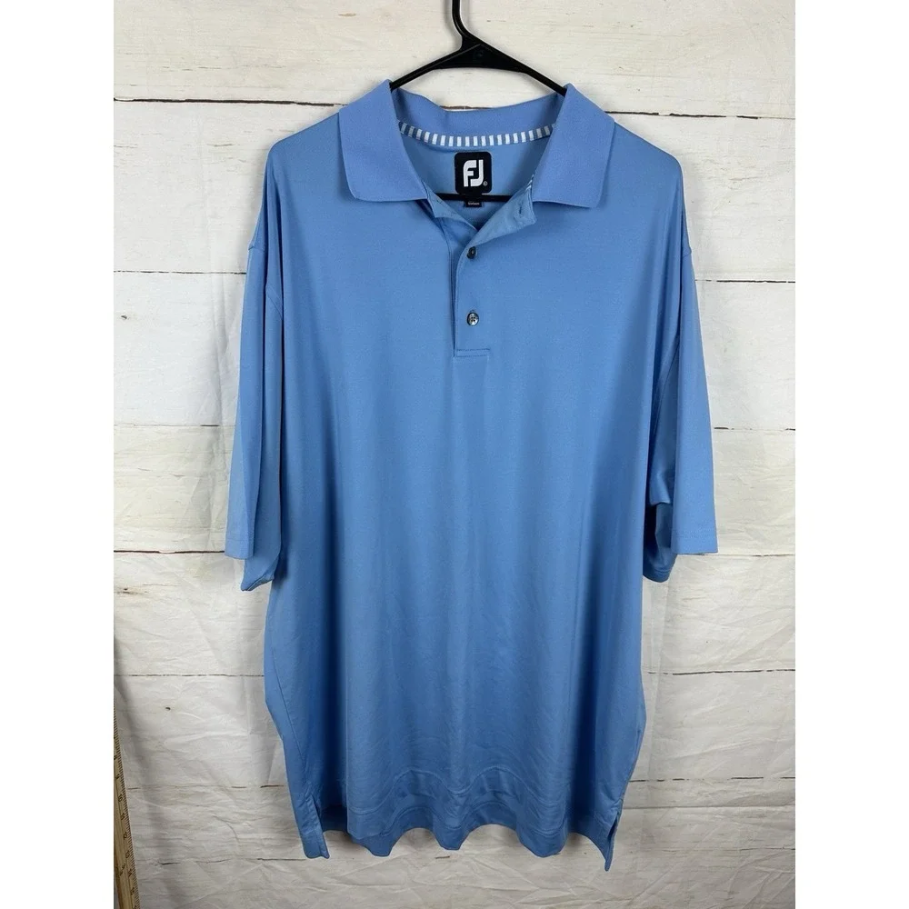 FootJoy Polo Shirt‎ Mens XL Blue Golf FJ Casual Short Sleeve Adult XL